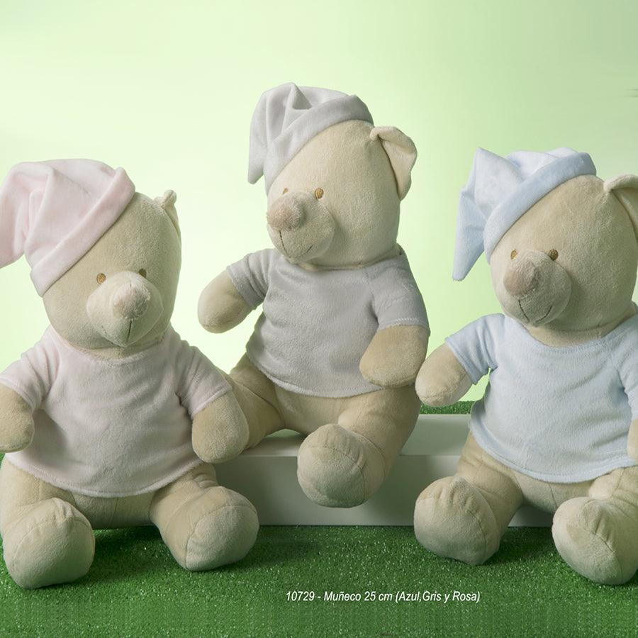 Peluche personalizado osito colores - Nanetes #